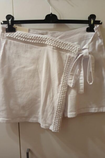 Spódnico-spodenki jeansowe