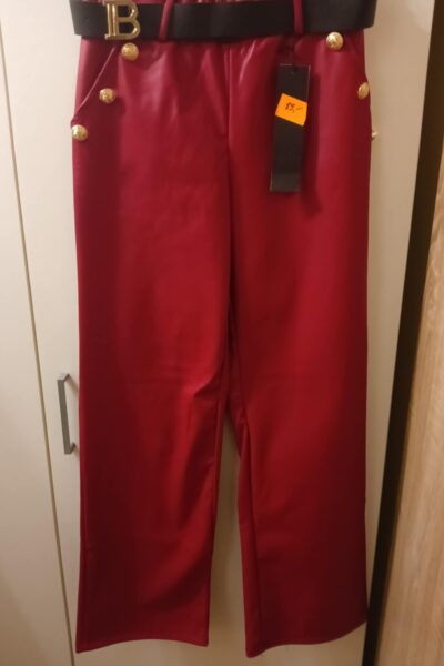 Spodnie bordowe