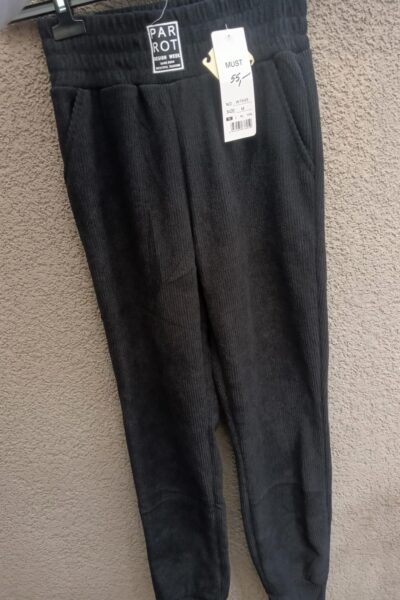 Spodnie ocieplane prążek