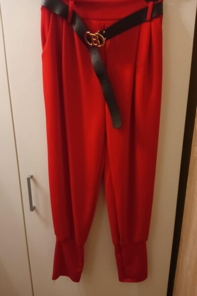 Spodnie czerwone