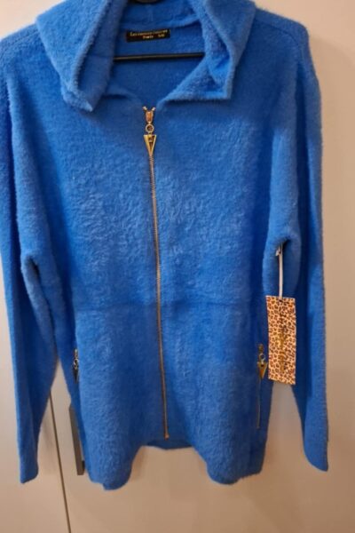 Sweter alpakowy z kapturem