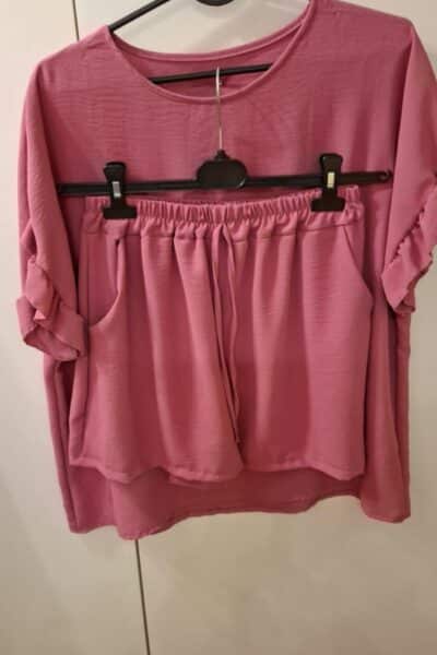 Komplet bluzka falbanki