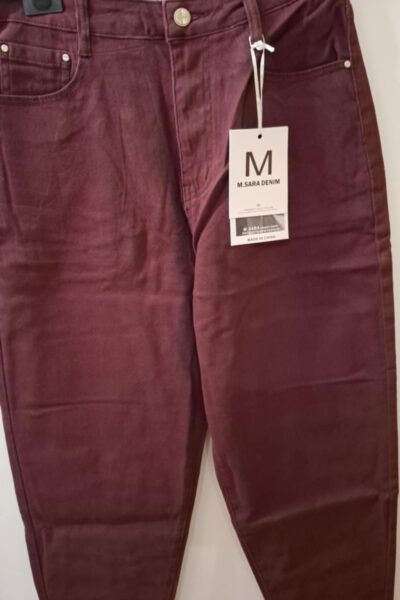 Spodnie bordo M'Sara