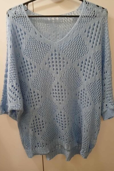 Sweterek ażurowy kolor