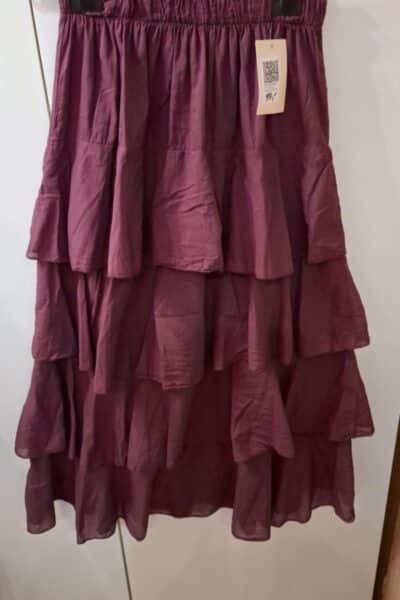 Spódnica długa falbany