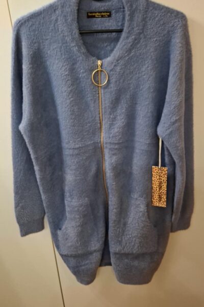 Sweterek alpakowy długi