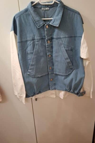 Kurtka dżinsowo-bawełniana