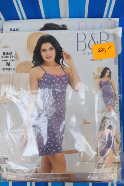 Koszulka nocna w serduszka