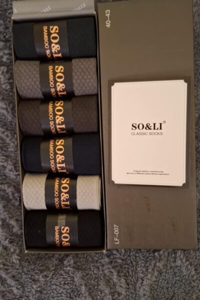 Skarpety męskie/wzory- kartonik