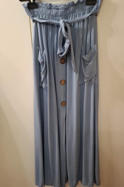 Spódnica niebieska guziki