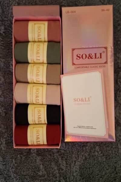 Skarpetki damskie - kartonik