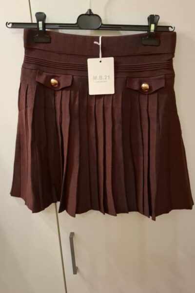 Spódnica plisy/guziki