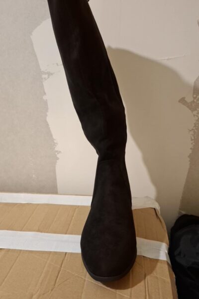 Kozaki zamszowe czarne